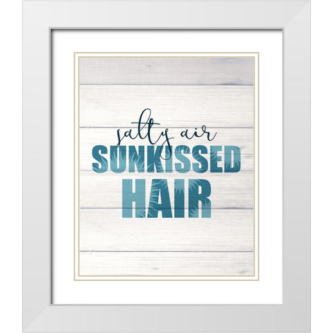 Salty Air 2 White Modern Wood Framed Art Print with Double Matting by Kimberly, Allen