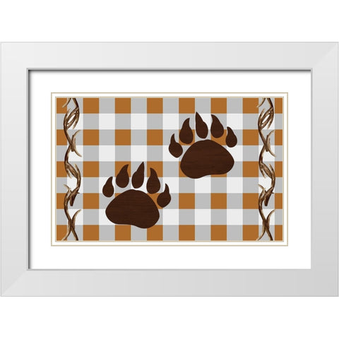 In the Woods 1 White Modern Wood Framed Art Print with Double Matting by Kimberly, Allen