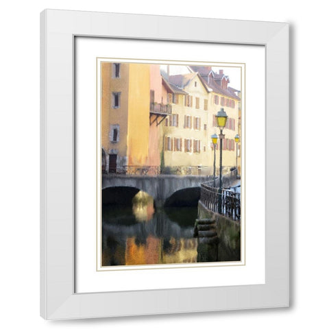 Reflection White Modern Wood Framed Art Print with Double Matting by Kimberly, Allen