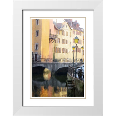 Reflection White Modern Wood Framed Art Print with Double Matting by Kimberly, Allen
