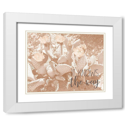 Follow Your Soul 2 White Modern Wood Framed Art Print with Double Matting by Kimberly, Allen