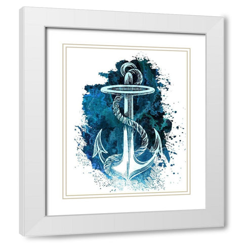 As Free 1 White Modern Wood Framed Art Print with Double Matting by Kimberly, Allen