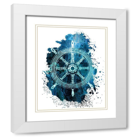 As Free 3 White Modern Wood Framed Art Print with Double Matting by Kimberly, Allen