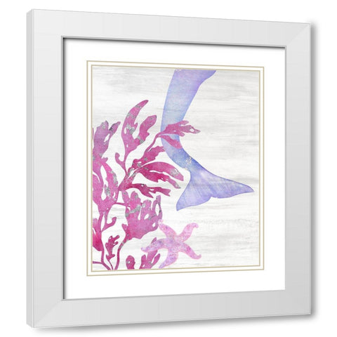 Dream Higher 1 White Modern Wood Framed Art Print with Double Matting by Kimberly, Allen