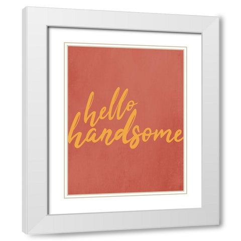 Good Morning 2 White Modern Wood Framed Art Print with Double Matting by Kimberly, Allen