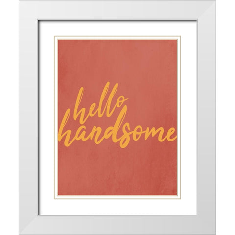 Good Morning 2 White Modern Wood Framed Art Print with Double Matting by Kimberly, Allen