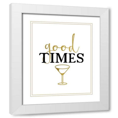 Good Wine 4 White Modern Wood Framed Art Print with Double Matting by Kimberly, Allen