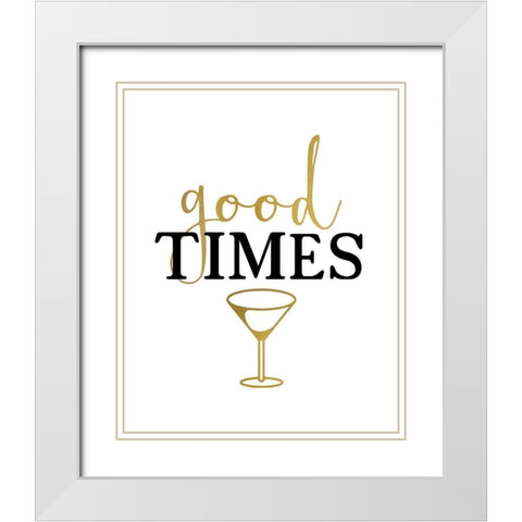 Good Wine 4 White Modern Wood Framed Art Print with Double Matting by Kimberly, Allen