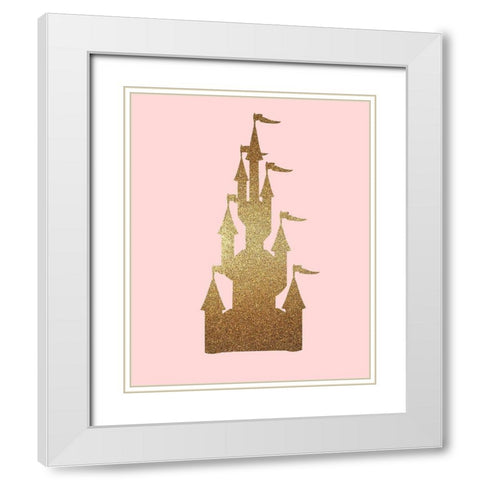 Fairytale 1 White Modern Wood Framed Art Print with Double Matting by Kimberly, Allen