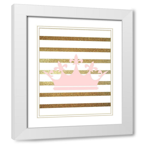 Fairytale 4 White Modern Wood Framed Art Print with Double Matting by Kimberly, Allen