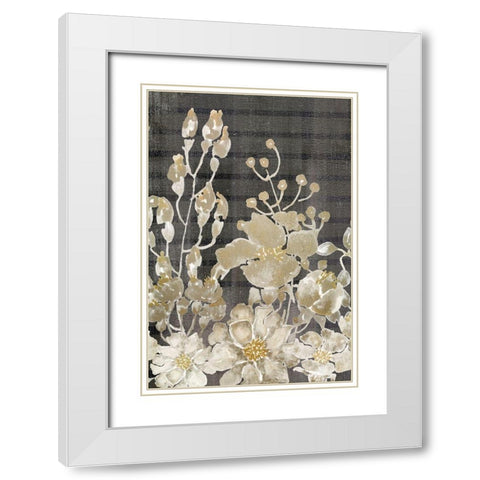 Golden Fields 2 White Modern Wood Framed Art Print with Double Matting by Kimberly, Allen