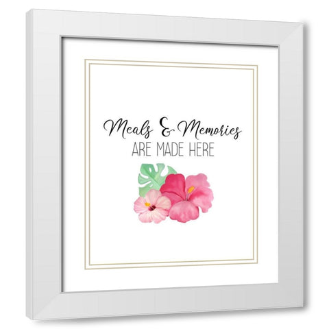 Homemade Pink 3 White Modern Wood Framed Art Print with Double Matting by Kimberly, Allen