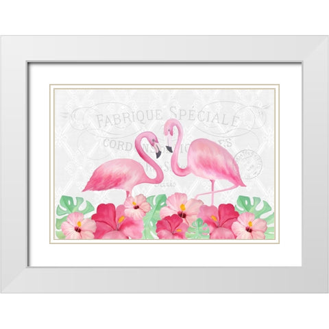 Homemade Pink 7 White Modern Wood Framed Art Print with Double Matting by Kimberly, Allen