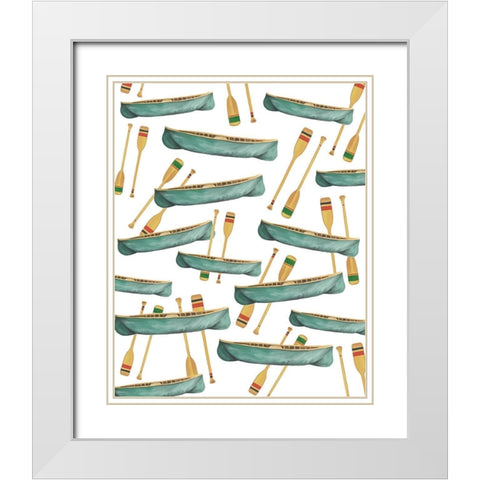 Exploring 5 White Modern Wood Framed Art Print with Double Matting by Kimberly, Allen