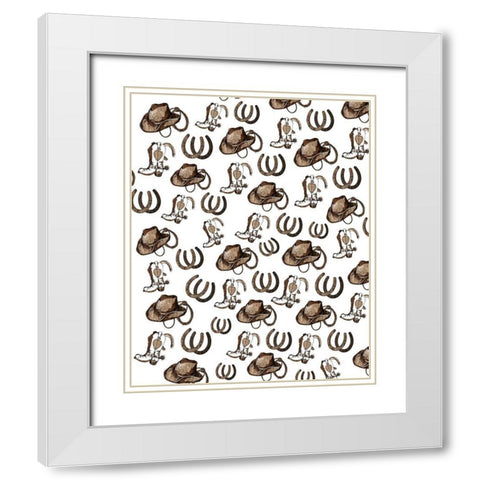 On the Range 3 White Modern Wood Framed Art Print with Double Matting by Kimberly, Allen
