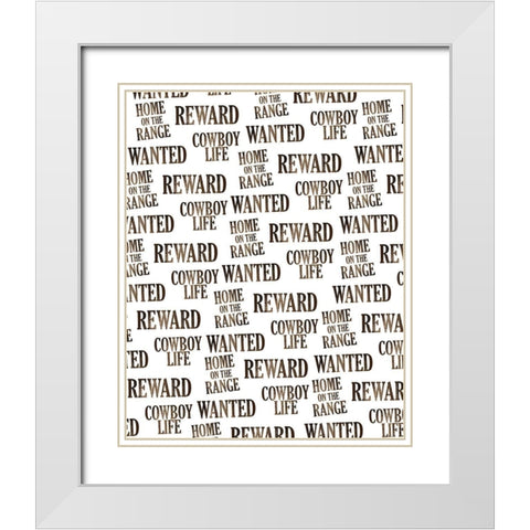 On the Range 4 White Modern Wood Framed Art Print with Double Matting by Kimberly, Allen