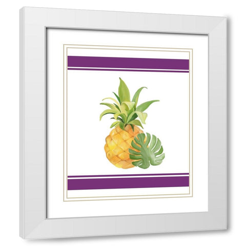 Be Sweet 2 White Modern Wood Framed Art Print with Double Matting by Kimberly, Allen
