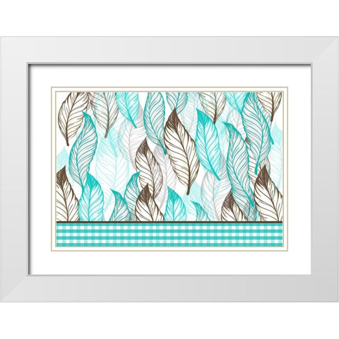 Home Ranch 7 White Modern Wood Framed Art Print with Double Matting by Kimberly, Allen