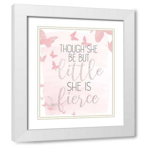 But Little White Modern Wood Framed Art Print with Double Matting by Kimberly, Allen