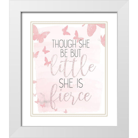 But Little White Modern Wood Framed Art Print with Double Matting by Kimberly, Allen