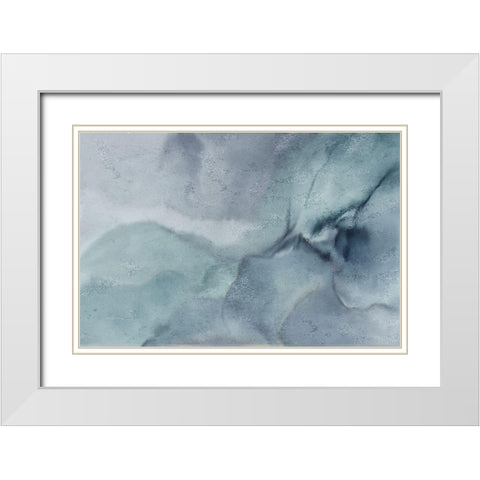 Dreams White Modern Wood Framed Art Print with Double Matting by Kimberly, Allen