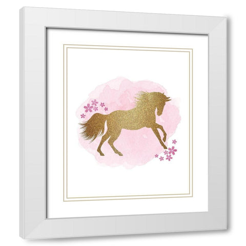 Be a Unicorn A White Modern Wood Framed Art Print with Double Matting by Kimberly, Allen
