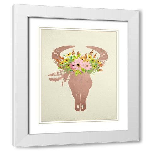 Create Wild 1 White Modern Wood Framed Art Print with Double Matting by Kimberly, Allen