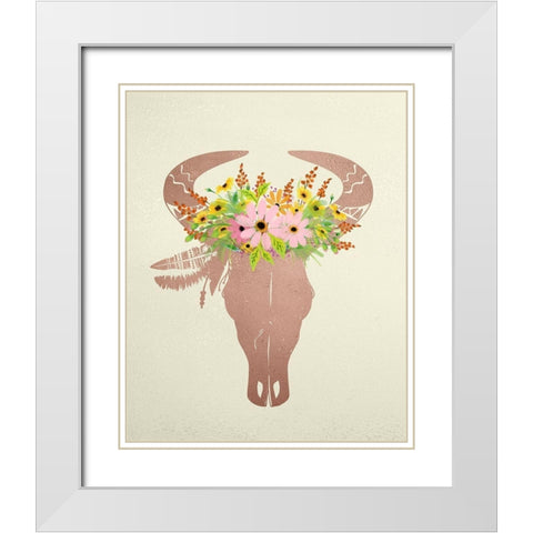 Create Wild 1 White Modern Wood Framed Art Print with Double Matting by Kimberly, Allen