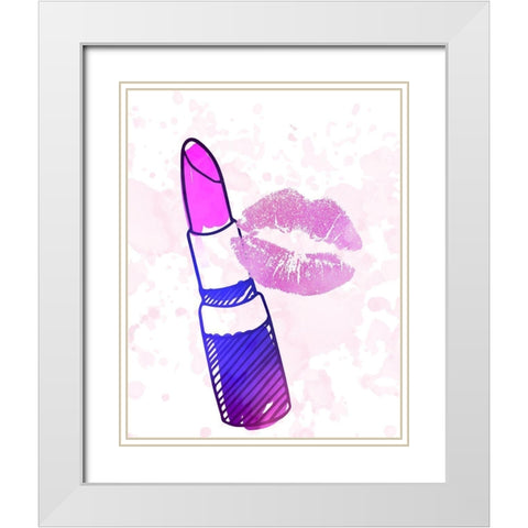 Gorgeous 1 White Modern Wood Framed Art Print with Double Matting by Allen, Kimberly