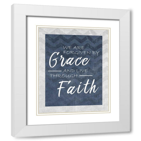 We Are White Modern Wood Framed Art Print with Double Matting by Allen, Kimberly