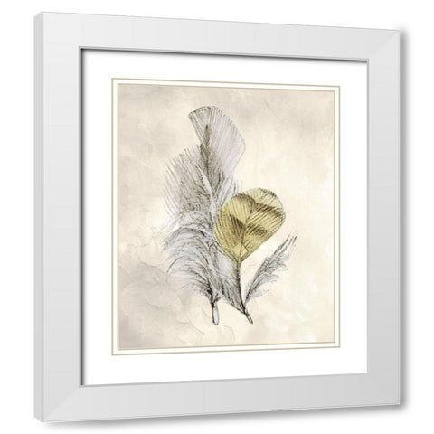 Two of a Kind 2 White Modern Wood Framed Art Print with Double Matting by Allen, Kimberly