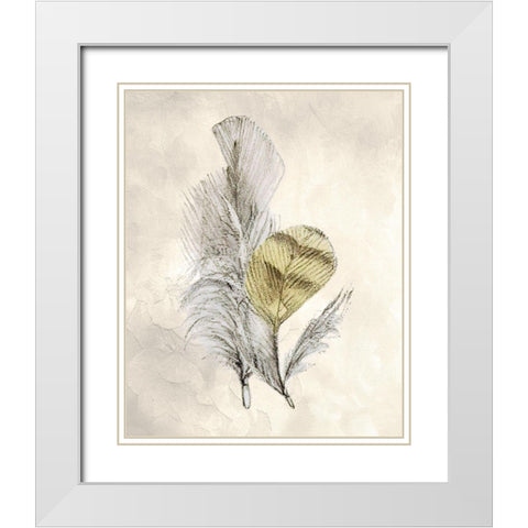 Two of a Kind 2 White Modern Wood Framed Art Print with Double Matting by Allen, Kimberly