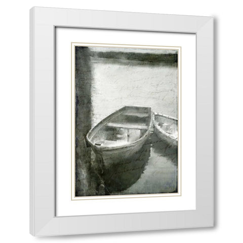 On the Water White Modern Wood Framed Art Print with Double Matting by Allen, Kimberly