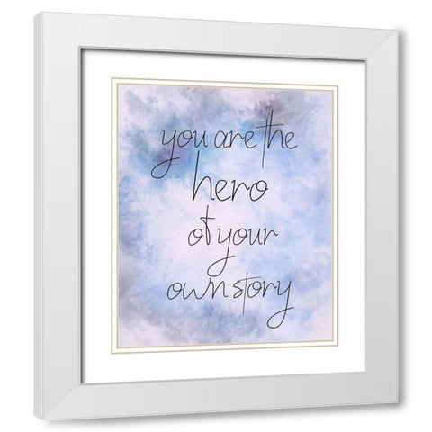 The Hero White Modern Wood Framed Art Print with Double Matting by Allen, Kimberly
