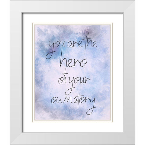The Hero White Modern Wood Framed Art Print with Double Matting by Allen, Kimberly