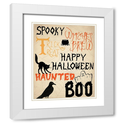 Spooky White Modern Wood Framed Art Print with Double Matting by Allen, Kimberly