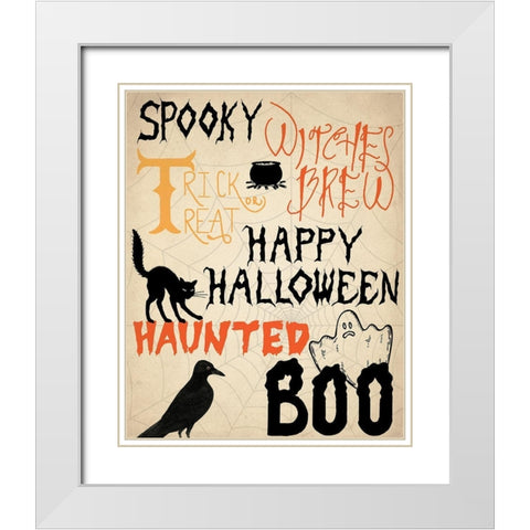 Spooky White Modern Wood Framed Art Print with Double Matting by Allen, Kimberly