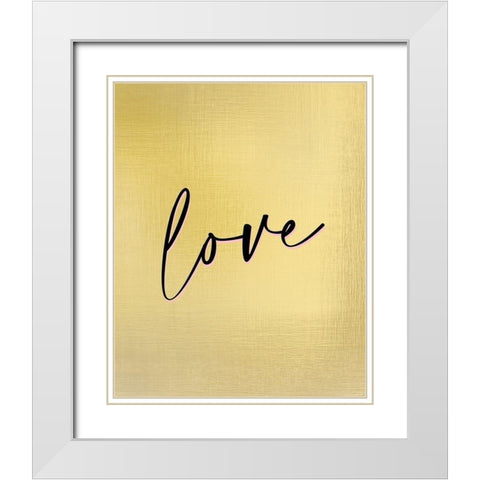 Couture 2 White Modern Wood Framed Art Print with Double Matting by Allen, Kimberly