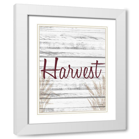 Harvest White Modern Wood Framed Art Print with Double Matting by Allen, Kimberly