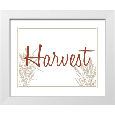 Harvest White Modern Wood Framed Art Print with Double Matting by Allen, Kimberly