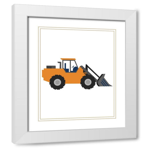 Build 1 White Modern Wood Framed Art Print with Double Matting by Allen, Kimberly