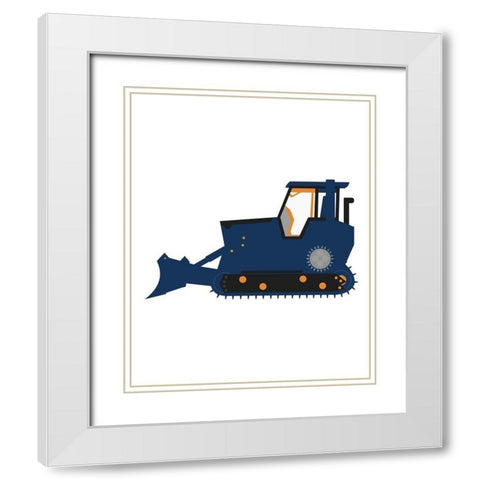 Build 3 White Modern Wood Framed Art Print with Double Matting by Allen, Kimberly