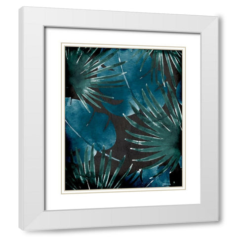 Deep 1 White Modern Wood Framed Art Print with Double Matting by Allen, Kimberly