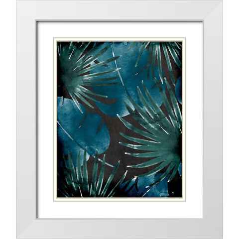 Deep 1 White Modern Wood Framed Art Print with Double Matting by Allen, Kimberly