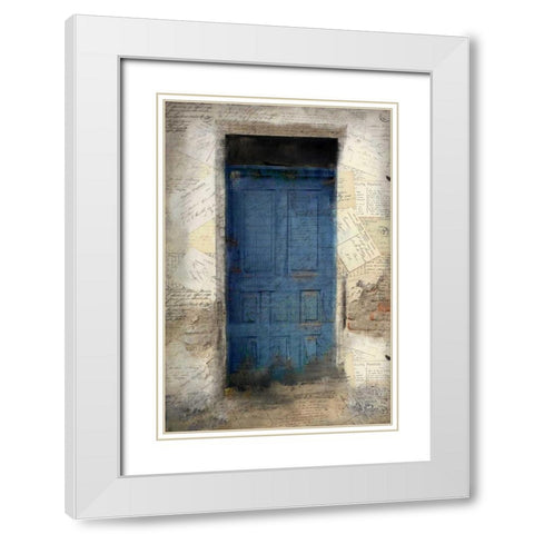 Doorway White Modern Wood Framed Art Print with Double Matting by Allen, Kimberly