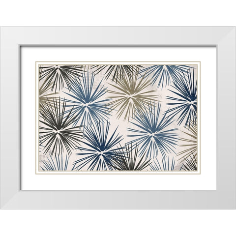 Burst White Modern Wood Framed Art Print with Double Matting by Kimberly, Allen