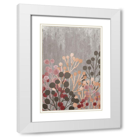 Garden 2 White Modern Wood Framed Art Print with Double Matting by Allen, Kimberly