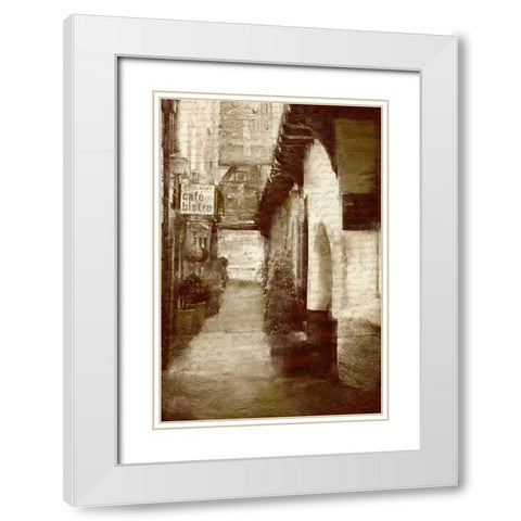 City Light 1 White Modern Wood Framed Art Print with Double Matting by Allen, Kimberly