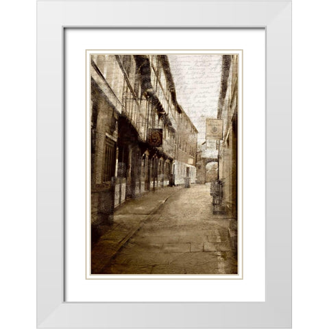 City Light 2 White Modern Wood Framed Art Print with Double Matting by Allen, Kimberly