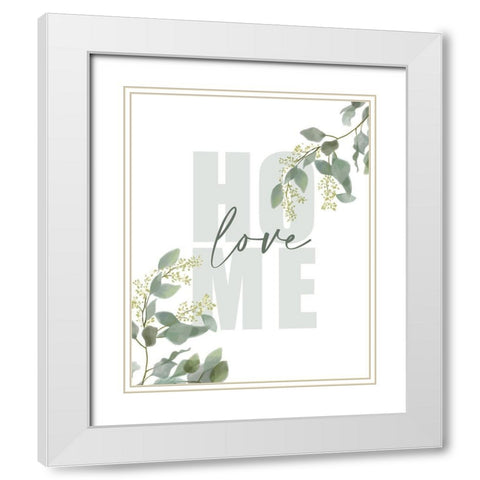 Home Branches White Modern Wood Framed Art Print with Double Matting by Allen, Kimberly